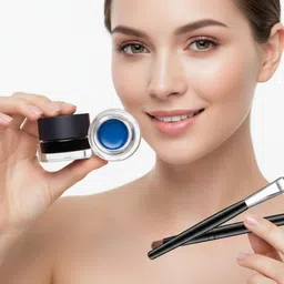 wiffy 2 in 1 color Black & blue matte Water Proof & Smudge Proof image 3