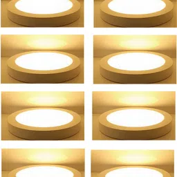 mnlight 9 watt Down Light surface warm white pack of 8 Ceiling Light Ceiling Lamp-picture-29