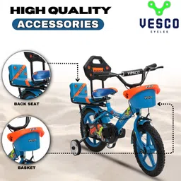 vesco Kiddo " Cycle for Kids Bicycles age 3 to 5 Year Boys & Girls 14 T (inch) BMX Cycle image 3