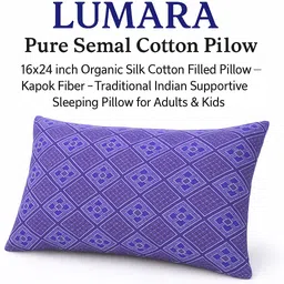 lumara Cotton Nature Sleeping Pillow Pack of 1 image 5