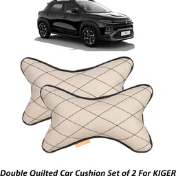 autofit Beige, Black Leather Car Pillow Cushion for Renault-picture-35