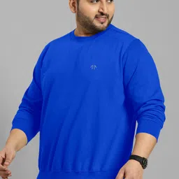 triptee Men Full Sleeve Solid Sweatshirt image 3