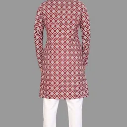 seawind Men Cotton Blend Kurta Pant Set image 2