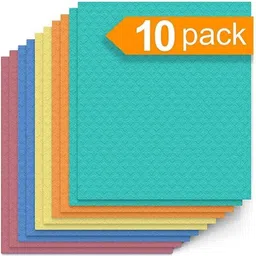 solace hygiene Solace Hygiene_Reusable Kitchen Sponge;Wipes for Kitchen and Home cleaning; Dry Microfiber Cleaning Cloth-picture-14