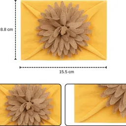 amazingkarts Soft Stretch Baby Headbands With Big Bows – 3-Pack Head Band image 2