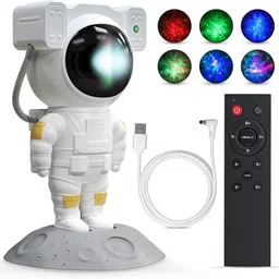 snapelo Astronaut Light Projector – 360° Galaxy Star Projector Night Lamp image 5