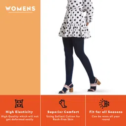 supersox Solid Women Black Tights image 3