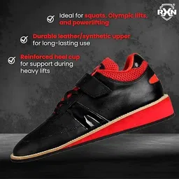 rxn Weightlifting, Powerlifting WLS1 Training & Gym Shoes For Men image 5