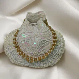 mermaid Women White Potli-picture-16