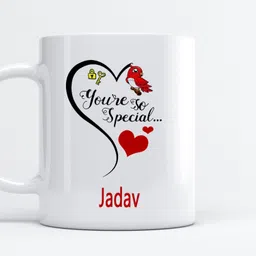 You Are So Special Jadav Printed , I Love You Jadav , Jadav Name ,Valentine's day , Anniversary Gift , Happy Birthday Gift , Rakhi , Husband, Brother Ceramic Coffee Mug-image-84