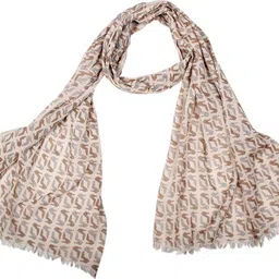 kire ne Printed Pure Cotton Women Brown Scarf, Stole-picture-12