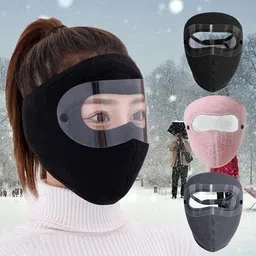 ruhaniq Unisex Full Winter Face Mask Windproof and Sun Protection Back and Spine Protector image 3