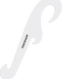 vikurajas French curve Single curve tailores sleeve scale and desginer traingle Ruler image 3