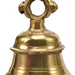 ensource Pure Brass Puja Bell Mandir Ghanta 1kg for Home and Temple | Prayer Bell Brass Pooja Bell-picture-16
