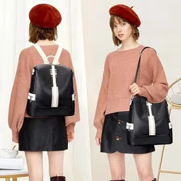 nme collection Small 15 L Backpack Stylish Anti-Theft Shoulder Bag for Casual Travel, College & Office image 3