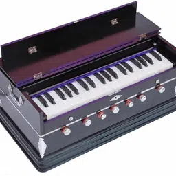 khalsa musical 7 Stopper | 3 1/4 Octave | Double Bellow | 39 Keys | 2 Reeds (Bass- Male) 3.2 Octave Hand Pumped Harmonium-picture-19