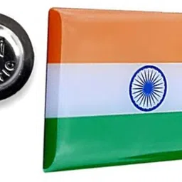 TBI Tricolor Gold-Plated Metal Badge, Brooch for Child, Men's & Women's Govt. Army Brooch-picture-15