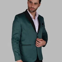 metronaut Men Solid Single Breasted Casual Blazer image 3