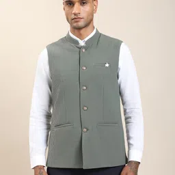 turtle Solid Men Waistcoat-picture-34