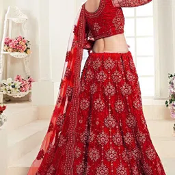 reelove factory Embroidered Semi Stitched Lehenga Choli image 2