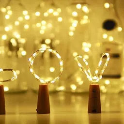 20 LEDs 2 m Yellow Steady String Rice Lights-image-27