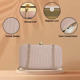 norve Party Beige Clutch image 5