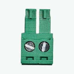 2Pin 3.81mm Pitch Pluggable Female Right Angle Terminal Block Connector image 2