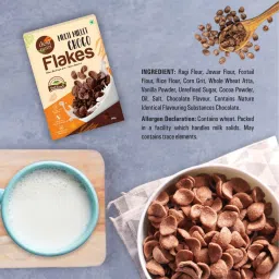 Desi Nutri Multi Millet Health Choco Flakes | Ready to Eat Choco Flakes | Millet Choco Flakes | Choco Flakes - 345 gms | Rich in Iron & Calcium image 5