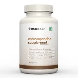 RediClinic Ashwagandha Capsules | Stress & Anxiety Relief Tablets | Rejuvenates Mind & Body | Helps to Boost Stamina, Strengthens Immunity - 90 Capsules-picture-13