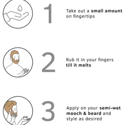 Ustraa Men Set of Beard Growth Oil & Strong Hold Beard Wax image 4