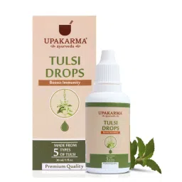 UPAKARMA Ayurveda Tulsi Drops Ayurvedic Herb Concentrated Extract of 5 Rare Tulsi for Natural Immunity Boosting, Cough and Cold Relief- 30ml-picture-23