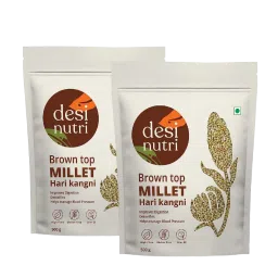 Desi Nutri Brown Top Millet Grains | Millets | Natural Grains | Andu Korralu | Korale | Choti Kangni | Brown Top Millet - 500g | Siridhanya Millets | Sri Anna | Sree Anna | Pack of 2-image-38