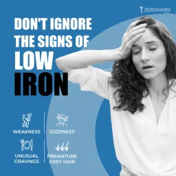 ZEROHARM Plant Based Iron With Zinc & Folic Acid tablet Supplements For Anemia | Boosts energy and strength| Enhances brain function | Boosts athletic performance| Enhances pregnancy health | Improves immunity image 4