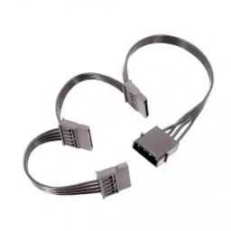 4PIN (Large) IDE 1 Input to 2 SATA Output Hard Disk Power Cord-picture-24
