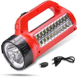 Home Rechargeable Emergency Led Torch 50W + 20 SMD Side LED Charging Torch 4 hrs Torch Emergency Light-image-31
