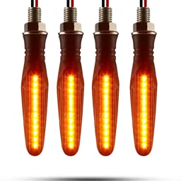 autofledge Front, Rear, Side LED Indicator Light for Bajaj, Bullet, Datsun, Hero, Honda, KTM, Kawasaki, Royal Enfield, TVS, Universal For Bike, Yamaha 3 Series, 4 Series, 5 Series, 6 Series-picture-10