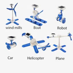 6-in-1 Rechargeable Solar Power DIY Robot Educational Kit for Kids-picture-11