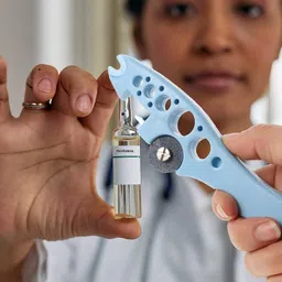 rvke Multi-Size Ampule Breaker Tool for Medical | Ampule Bottle Opener Cutter with 5 Replaceable Grinding Wheels New ampoule Bottle Opener image 1