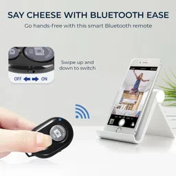 Bestor Wireless Bluetooth Selfie Remote Shutter Button for Android & iOS Camera Camera Remote Control image 5