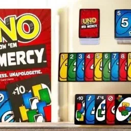 doabealle toys UNO Show ‘em No Mercy Card game the most brutal edition of UNO ever! premium quality and with special travel paper box included +1 image 4