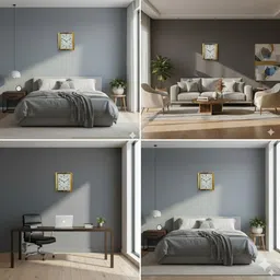 ajanta Analog 26 cm X 28 cm Wall Clock image 5