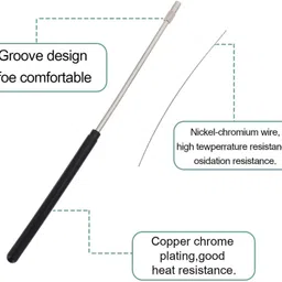cisca Nichrome Loop Holder for Chemistry Lab Wire Gauze (0.8 mm x 8 inch) (3 Unit) Laboratory Wire Gauze image 2