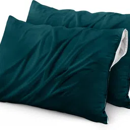 Plain Cotton Filled Zipper Standard Size Pillow Protector-image-74