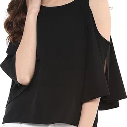 Casual Regular Sleeves Solid Women Multicolor Top-image-12