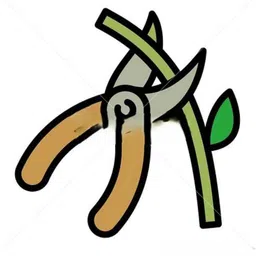 sk trading Stainless Steel Gardening Tool & Pruning Set-295 Stainless Steel Garden Pruner with Safety Lock Bypass Pruner image 2