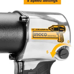 ingco 7000 rpm | 610Nm Pneumatic Impact Wrench image 4