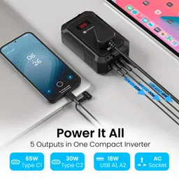 portronics 200 W Turbo Car Charger image 3