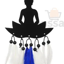 monssa BUDHHA FLOWER Car Hanging for Dashboard Rear View . (Pack of 1) Car Hanging Ornament image 5