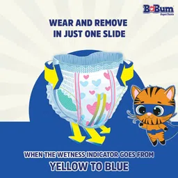 babum Super Pants Premium Diaper | Wetness Indicator | Small | 156 Diapers - S image 3