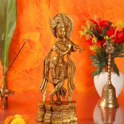 Krishna Muralidhar Brass Religious Idol by BudhShiv image 1